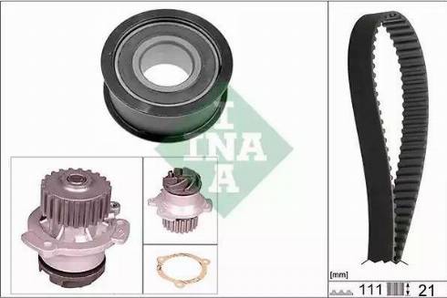 INA 530 0287 30 - Pompa acqua + Kit cinghie dentate autozon.pro