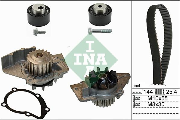 INA 530 0235 30 - Pompa acqua + Kit cinghie dentate autozon.pro