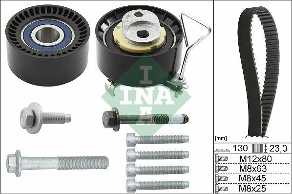 INA 530 0746 10 - Kit cinghie dentate autozon.pro