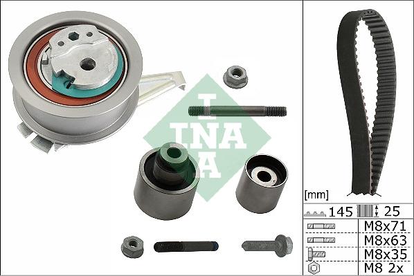 INA 530 0759 10 - Kit cinghie dentate autozon.pro