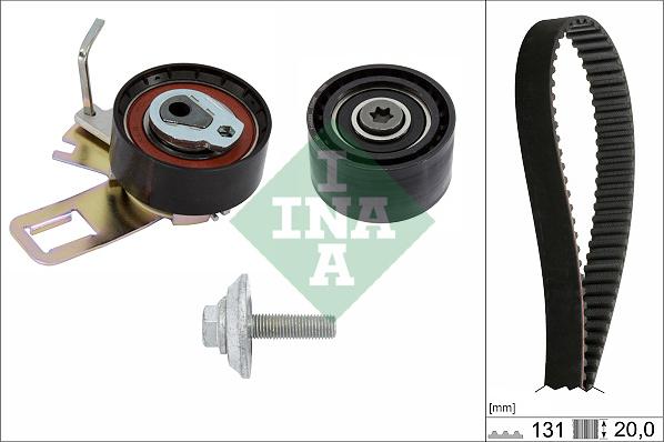 INA 530 0760 10 - Kit cinghie dentate autozon.pro