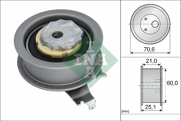 INA 531 0940 10 - Rullo tenditore, Cinghia dentata autozon.pro