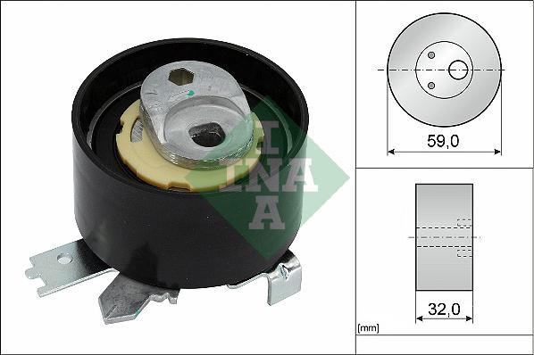 INA 531 0965 10 - Rullo tenditore, Cinghia dentata autozon.pro