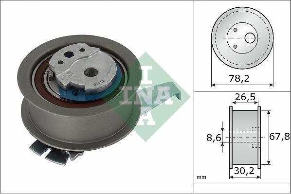 INA 531096210 - Rullo tenditore, Cinghia dentata autozon.pro