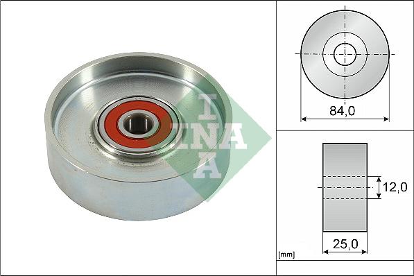 INA 531 0936 10 - Galoppino / Guidacinghia, Cinghia Poly-V autozon.pro