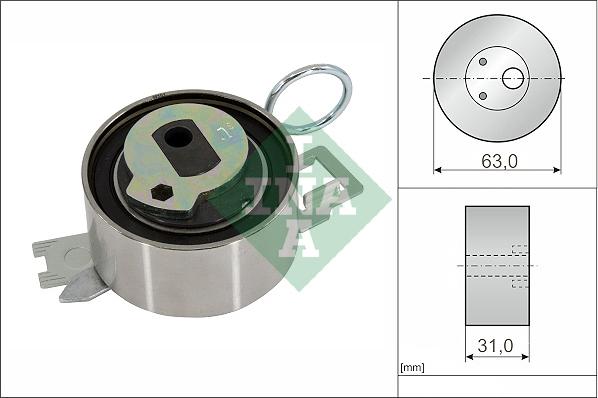 INA 531 0937 10 - Rullo tenditore, Cinghia dentata autozon.pro