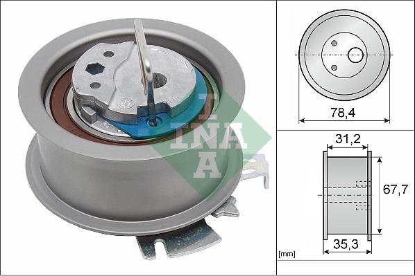 INA 531 0565 30 - Rullo tenditore, Cinghia dentata autozon.pro