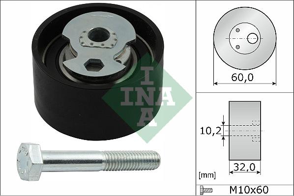 INA 531 0504 10 - Rullo tenditore, Cinghia dentata autozon.pro