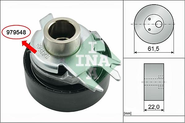 INA 531 0525 30 - Rullo tenditore, Cinghia dentata autozon.pro