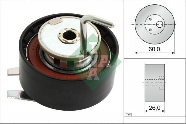 INA 531 0578 10 - Rullo tenditore, Cinghia dentata autozon.pro