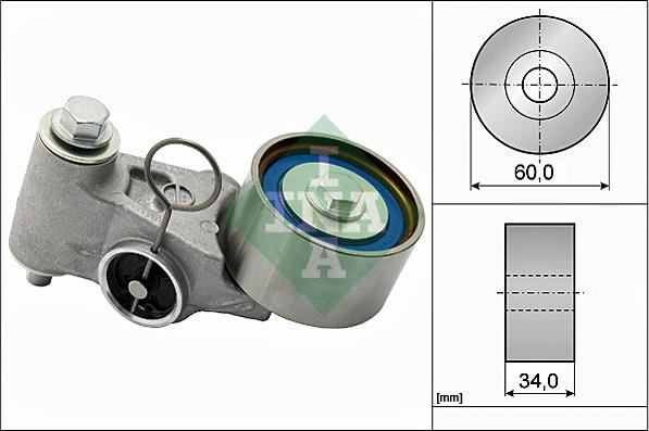 INA 531 0655 20 - Rullo tenditore, Cinghia dentata autozon.pro