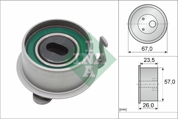 INA 531 0653 20 - Rullo tenditore, Cinghia dentata autozon.pro