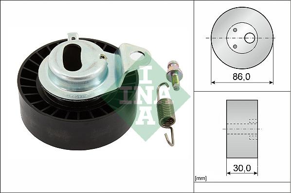 INA 531 0657 20 - Rullo tenditore, Cinghia dentata autozon.pro