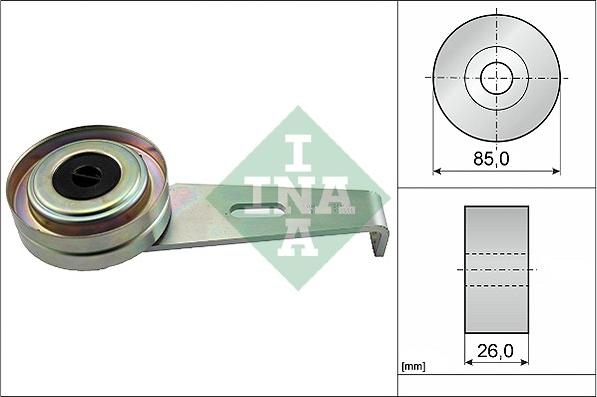 INA 531 0097 10 - Galoppino / Guidacinghia, Cinghia Poly-V autozon.pro