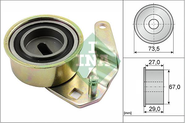 INA 531 0050 10 - Rullo tenditore, Cinghia dentata autozon.pro