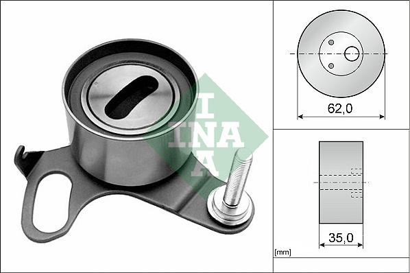 INA 531 0191 20 - Rullo tenditore, Cinghia dentata autozon.pro