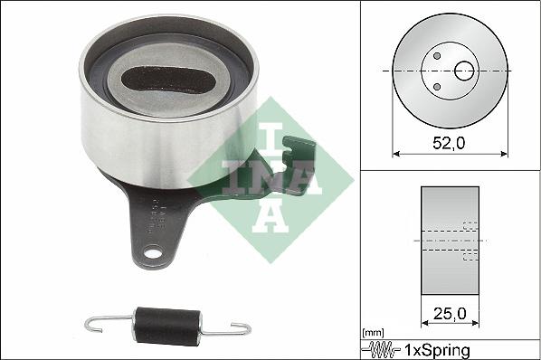 INA 531 0106 20 - Rullo tenditore, Cinghia dentata autozon.pro