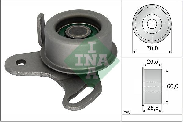 INA 531 0118 20 - Rullo tenditore, Cinghia dentata autozon.pro