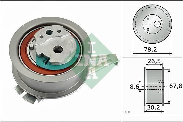 INA 531 0894 10 - Rullo tenditore, Cinghia dentata autozon.pro