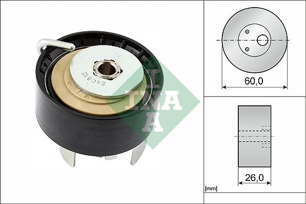 INA 531 0890 10 - Rullo tenditore, Cinghia dentata autozon.pro