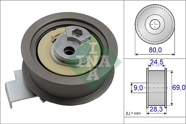 INA 531 0840 10 - Rullo tenditore, Cinghia dentata autozon.pro