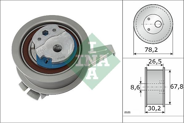 INA 531 0847 10 - Rullo tenditore, Cinghia dentata autozon.pro