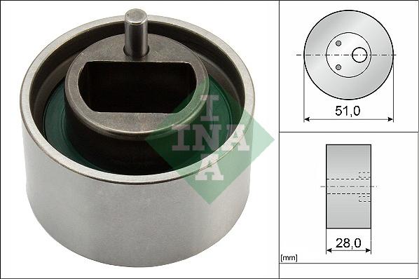 INA 531 0855 10 - Rullo tenditore, Cinghia dentata autozon.pro