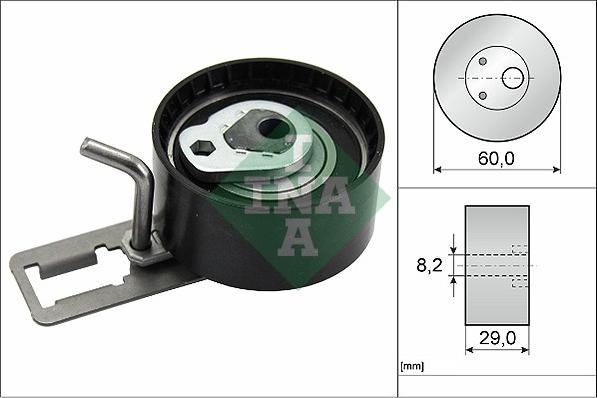 INA 531 0850 10 - Rullo tenditore, Cinghia dentata autozon.pro