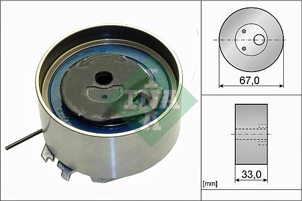 INA 531 0869 10 - Rullo tenditore, Cinghia dentata autozon.pro