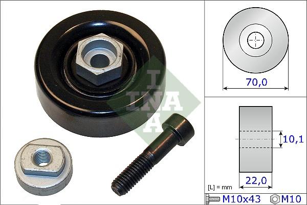 INA 531 0864 10 - Galoppino / Guidacinghia, Cinghia Poly-V autozon.pro