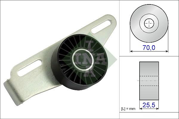 INA 531 0868 10 - Galoppino / Guidacinghia, Cinghia Poly-V autozon.pro