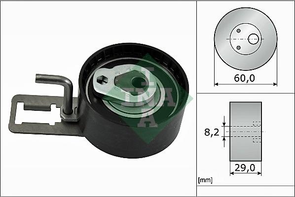 INA 531 0884 10 - Rullo tenditore, Cinghia dentata autozon.pro