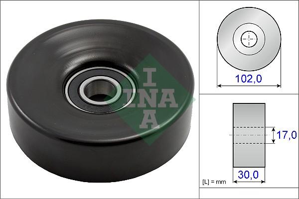 INA 531 0831 10 - Galoppino / Guidacinghia, Cinghia Poly-V autozon.pro