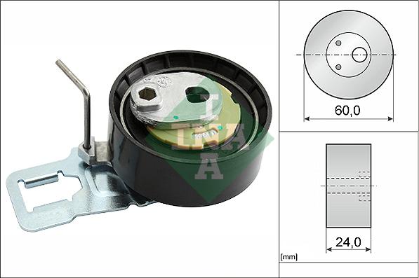 INA 531 0829 10 - Rullo tenditore, Cinghia dentata autozon.pro