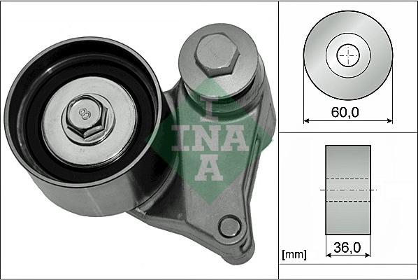 INA 531 0875 10 - Rullo tenditore, Cinghia dentata autozon.pro