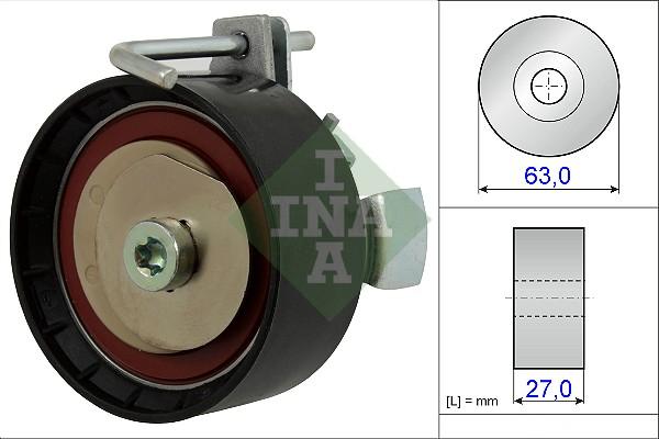 INA 531 0877 10 - Rullo tenditore, Cinghia dentata autozon.pro