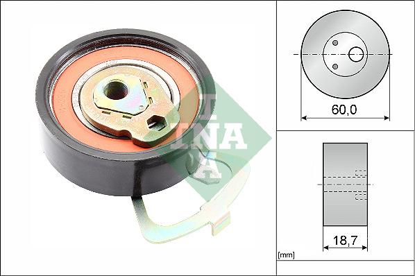 INA 531 0339 10 - Rullo tenditore, Cinghia dentata autozon.pro