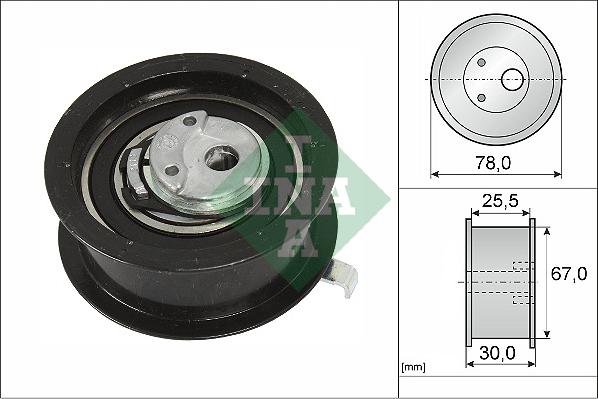 INA 531 0251 30 - Rullo tenditore, Cinghia dentata autozon.pro