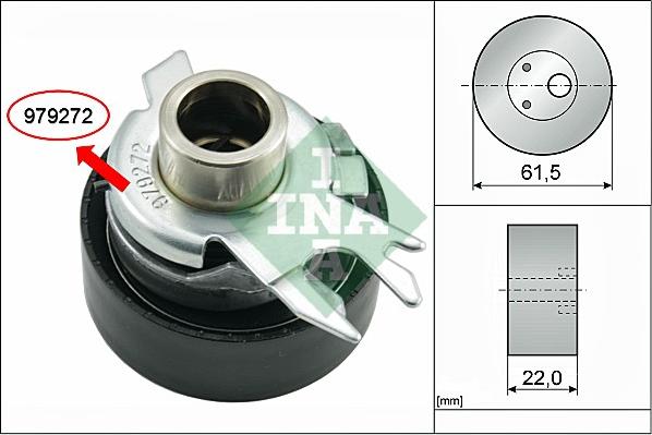 INA 531 0252 30 - Rullo tenditore, Cinghia dentata autozon.pro