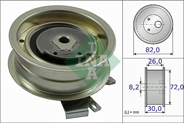 INA 531 0203 20 - Rullo tenditore, Cinghia dentata autozon.pro