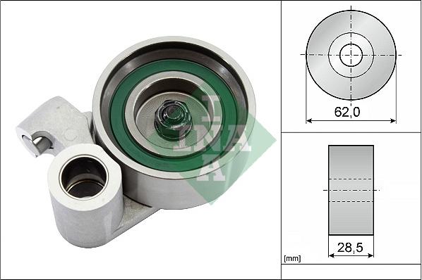 INA 531 0215 20 - Rullo tenditore, Cinghia dentata autozon.pro