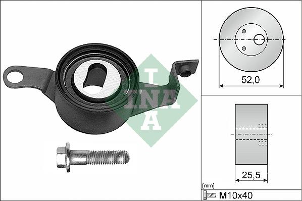 INA 531 0225 10 - Rullo tenditore, Cinghia dentata autozon.pro