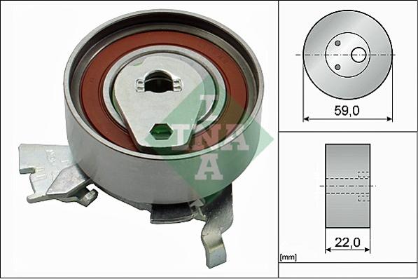 INA 531 0273 30 - Rullo tenditore, Cinghia dentata autozon.pro