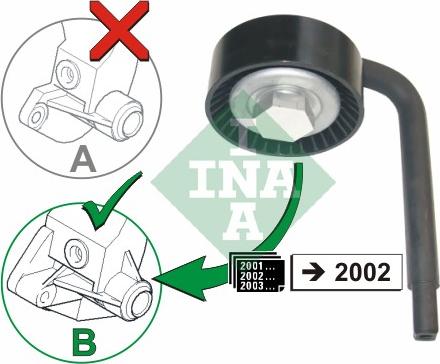 INA 531 0790 10 - Galoppino / Guidacinghia, Cinghia Poly-V autozon.pro