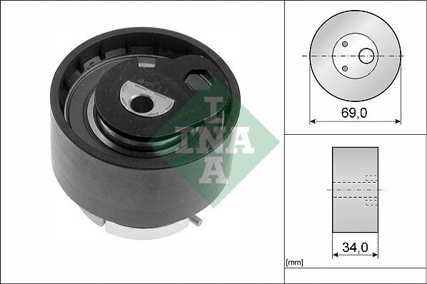 INA 531 0771 10 - Rullo tenditore, Cinghia dentata autozon.pro