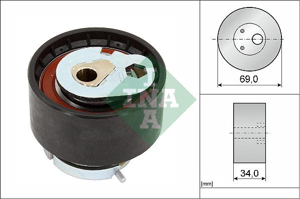 INA 531 1006 10 - Rullo tenditore, Cinghia dentata autozon.pro