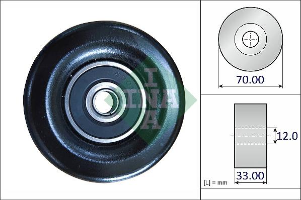 INA 532 0995 10 - Galoppino / Guidacinghia, Cinghia Poly-V autozon.pro