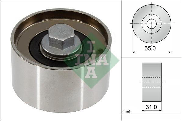 INA 532 0924 10 - Galoppino / Guidacinghia, Cinghia dentata autozon.pro