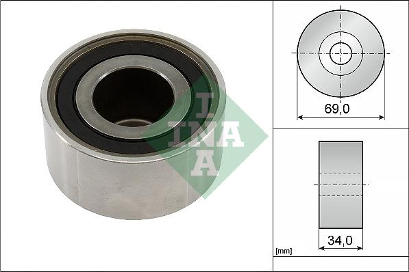 INA 532 0461 10 - Galoppino / Guidacinghia, Cinghia dentata autozon.pro