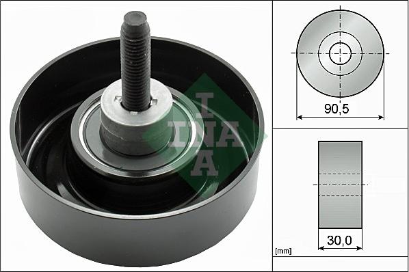 INA 532 0405 30 - Galoppino / Guidacinghia, Cinghia Poly-V autozon.pro